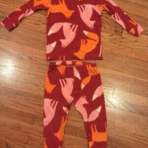 Toddler cotton pajama set EUC 12M-18M